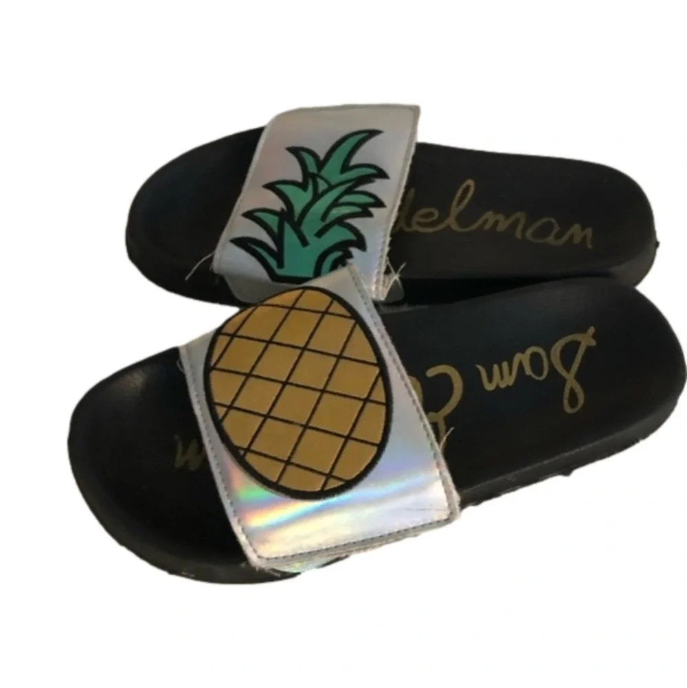 𝅺sam Edelman pineapple slippers